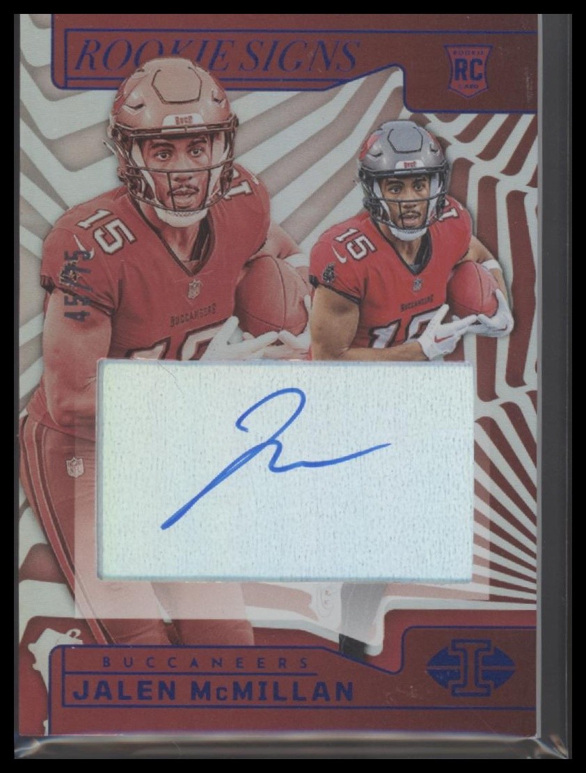 Jalen McMillan Panini Illusions Rookie Signs Autographs #RSJMN Orange