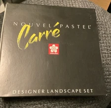 New Sakura Nouvel Carré Pastel 24 Color Set No. XNCT-24A-Japan -Vintage