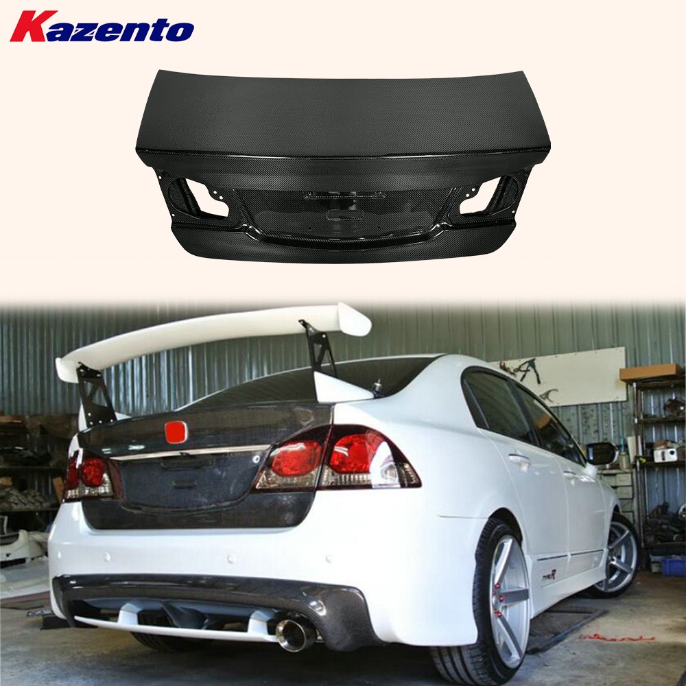 Rear Trunk For Honda Civic FD2 OE Style Carbon Fiber Car Body Kits