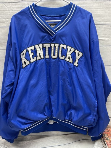 VTG University Of Kentucky Wildcats Bike XL Pullover Windbreaker With Pockets - Picture 1 of 11
