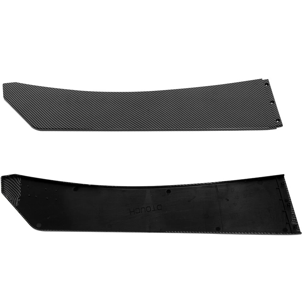 For Ford Explorer ST 1991-2023 Carbon Fiber Front Bumper Lip Spoiler Body Kit - Image 2 of 4