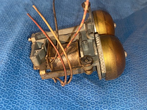 Timbre de campana de latón doble teléfono vintage C4A Loc D - Imagen 8 de 12