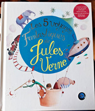 Les 5 voyages Fantastiques de Jules Verne ill Puybaret Auzou France Loisirs 2016