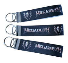 Megadeth Trash Metal Band Heavy Rock Group Keyring Key Fob Handmade