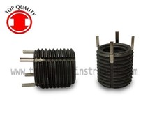 Key-Locking Thread Insert,thin wall , steel 1215/ 3/8-16x.375 1/4-20UNC 5 pcs