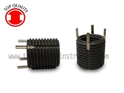 Key-Locking Thread Insert,thin wall , steel 1215/ 3/8-16x.375 (1/4-20UNC) 5 pcs - Picture 1 of 1