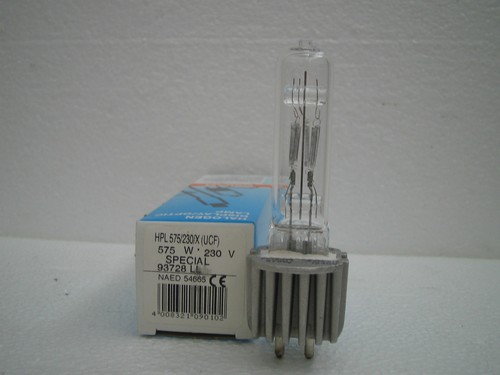 LAMPADA ALOGENA 88475 93728 LL HPL 575W G9,5 FARO ETC SAGOMATORE TEATRO 7007 - Imagen 1 de 4