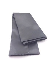  98 Bloomingdales Mens Handkerchief Solid Gray Dress Handky Casual Pocket Square