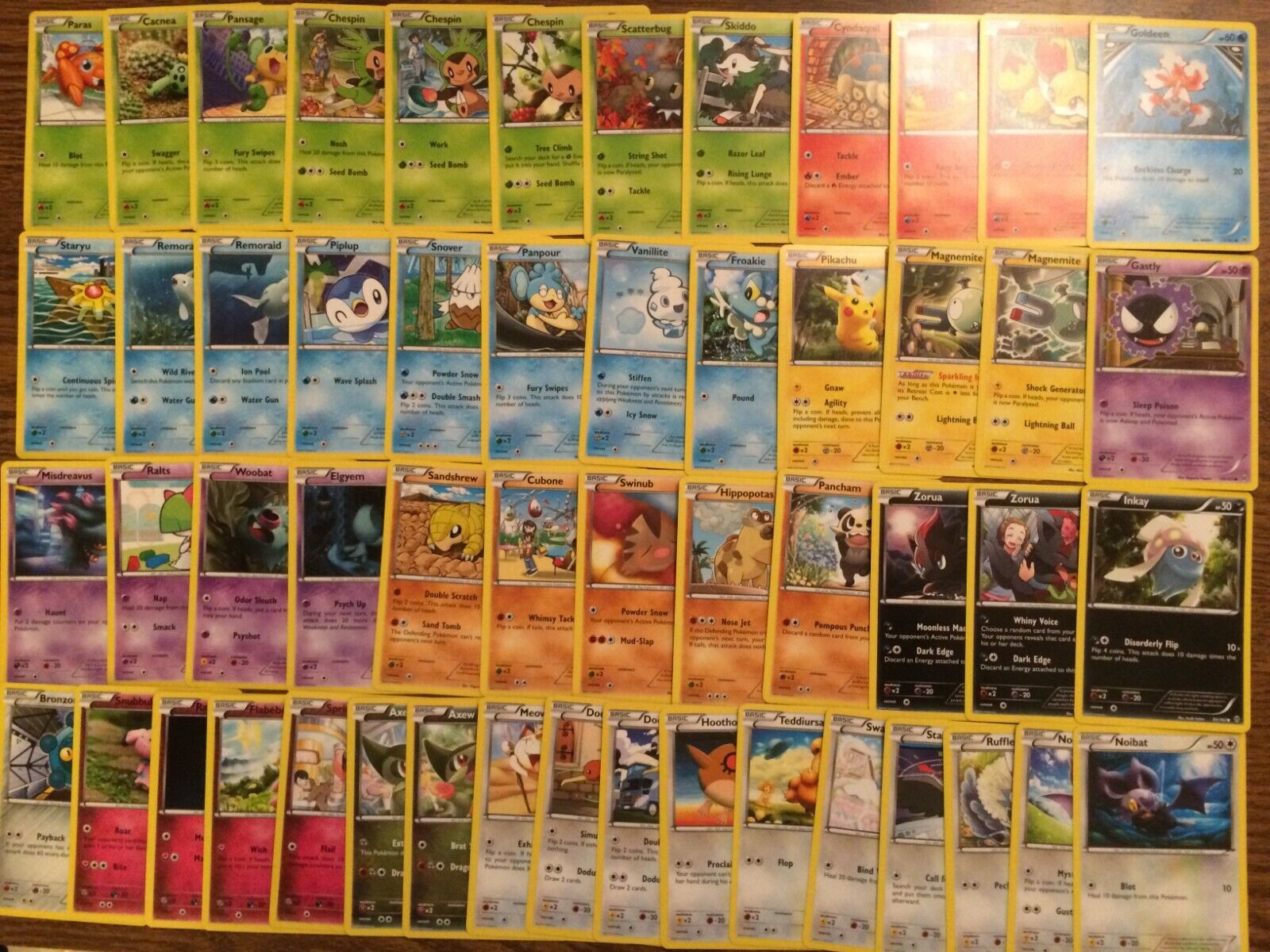 Carta Original Pokémon Erva De Água 2015 Básico