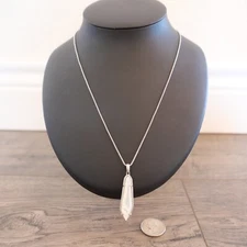 Kendra Scott Cassidy Silver Ivory Mother Of Pearl Adjustable 28" Inch Necklace