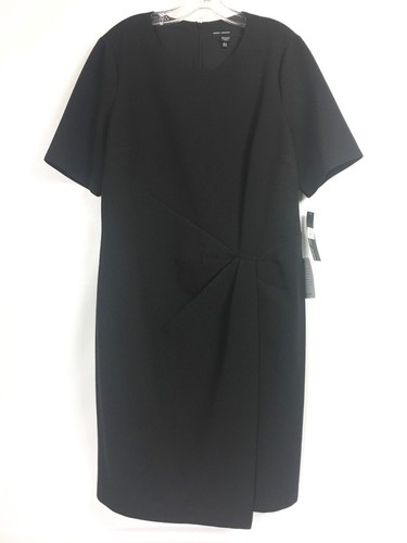 Maggy London Damen 18 Kleid Little Black Kurz Slv Etui Cocktail Business NEU