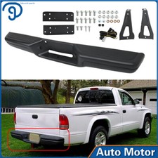 Step Rear Bumper Assembly For Dodge Dakota 1997-2004 Black W Bracket Step Rear Bumper Assembly For Dodge Dakota 1997-2004 Black W Bracket