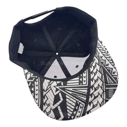 Snapback Adjustable Size Kakau Hat Baseball Cap Flat Bill Brim Visor Mens - Picture 5 of 30