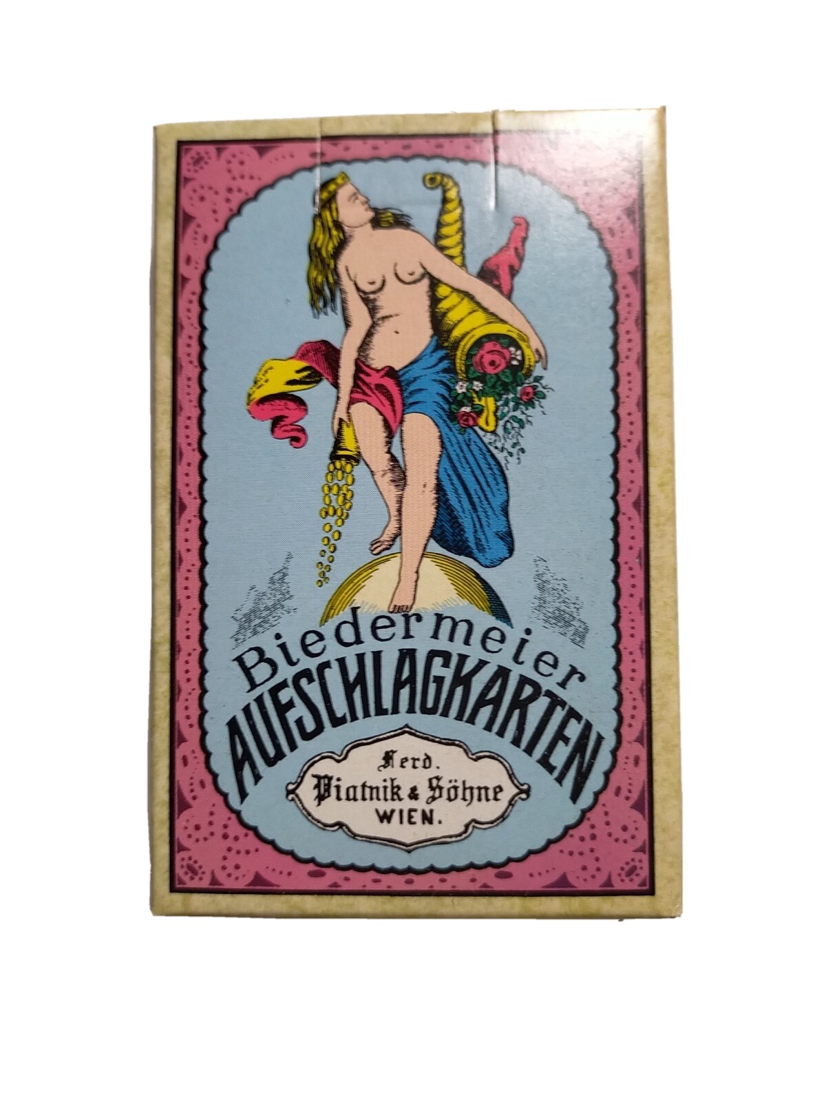 Vintage Tarotkarten anno 1986 Piatnik Biedermeier Aufschlagkarten Glücksspiel 