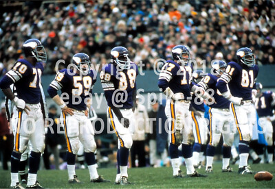 PAGE,MARSHALL,ELLER,LARSEN, MINNESOTA VIKINGS PURPLE PEOPLE EATERS 1969