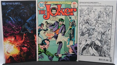  The Joker #1/Batman Fortnite: Zero Point #6 [Adams Var]/Batman vs. Robin #3