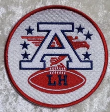 Kansas City Chiefs Lamar Hunt 4" Iron On Embroidered Patch~ Free Tracking!