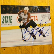 SANDIS OZOLINSH AVALANCHE SIGNED / AUTOGRAPHED 8X10 PHOTO NICE!!