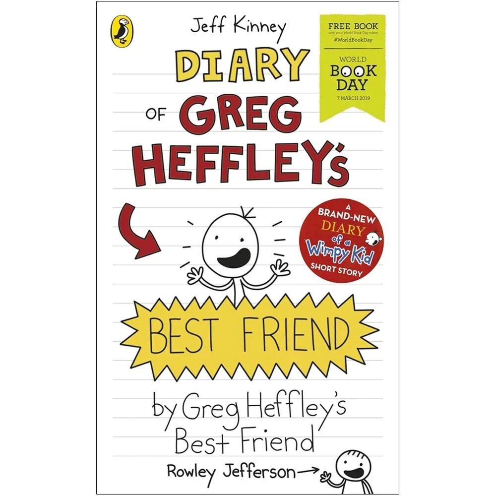 Diary of Greg Heffley's Best Friend World Book Day 2019 Jeff Kinney PB NEW