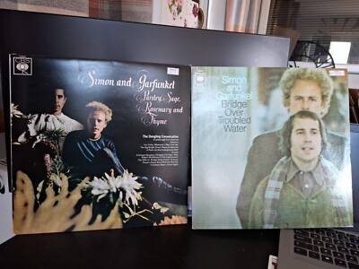 2 Simon & Garfunkel VLP's Bridge Over Troubled Water & Parsley Sage Rosemry &...