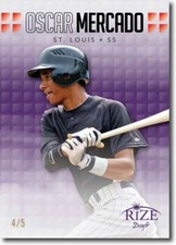 OSCAR MERCADO 2013 Rize Rookie PURPLE Paragon RC #/5