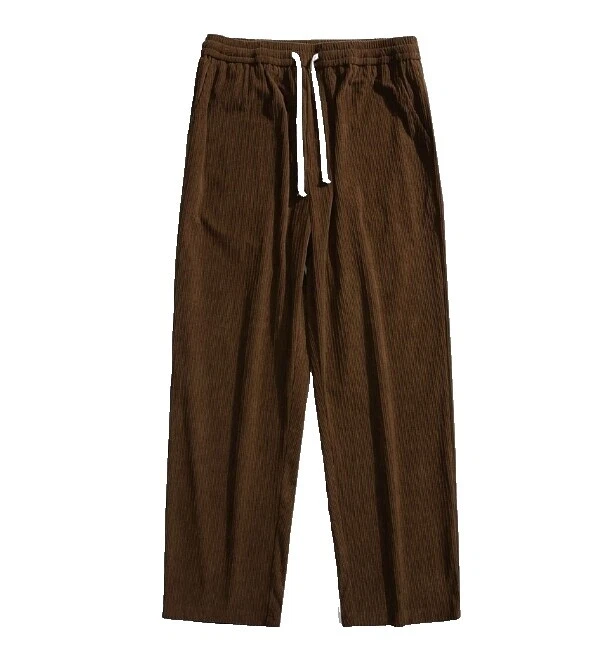 Pantalones de Lino Negro para Hombres