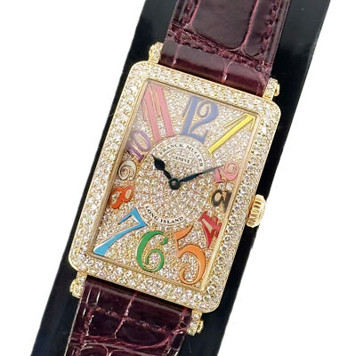 希少 アンティーク カフリンクス Sun Platinuml 刻印 アールデコ Franck Muller Long Island 952 QZ D CD COL DR5N 18K Rose Gold Pave