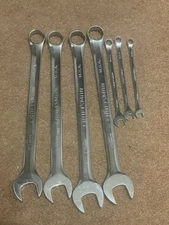 Craftsman Professional USA 7Pc 21mm 22mm 8mm 9mm 10mm Long Combination Wrench