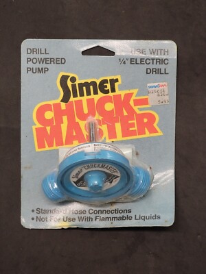 SIMER CHUCK MASTER PUMP MODEL CM10 (VINTAGE NEW OLD STOCK) RARE FIND 