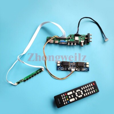 For LTM150XH-L01/L06 1024x768 LVDS 20-Pin 4-CCFL USB AV HDMI DVB-T2 Driver Board