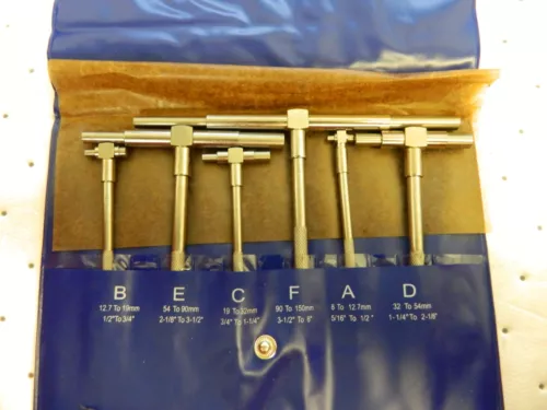 Telescoping Gage Set: 5/16 to 6″, 6 Pc 615-6610
