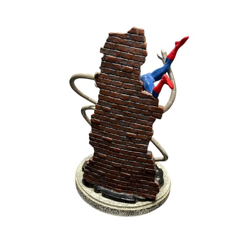 1997 Marvel Spider-Man vs. Doctor Octopus Diorama Statue Applause - Picture 10 of 14