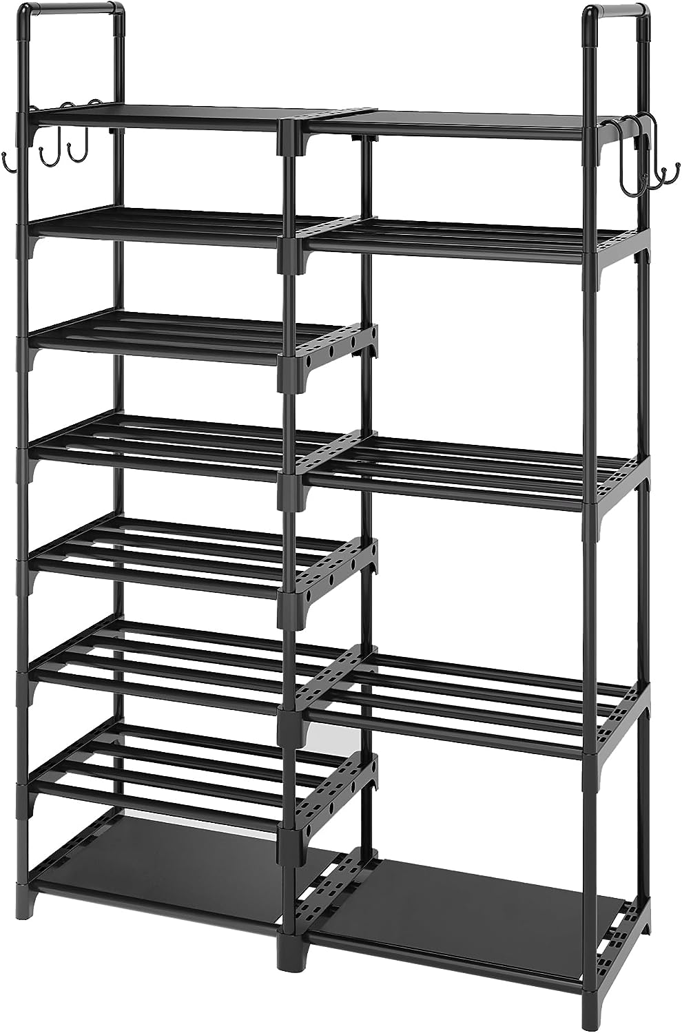 8 Tiers Metal Shoe Rack Organizer 2632 Pairs Shoe Tower Unit Shelf