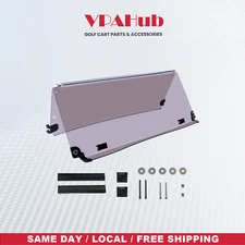 VPAHub Club Car Precedent Tempo Flip Flop Compact Golf Cart Windshield, Tinted