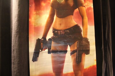 Tomb Raider Legend 2006 Huge 2-Sided Original Game Store Poster