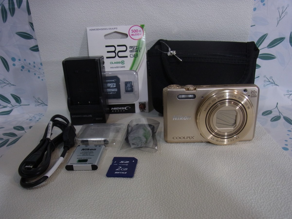 Nikon COOLPIX S7000, 16MP,20x,3.0in,Gold,Wi-fi, Excellent from 