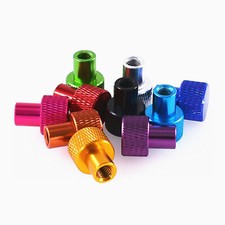 Knurled Thumb Nuts M2 M2.5 M3- M10 Aluminum Alloy Hand Grip Knobs Nut Blind Hole