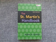 St. Martin s Handbook - Ninth Edition  like n...