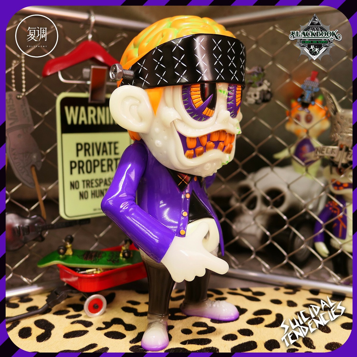 Franken Blackbook SKUM-kun Suicidal Tendencies Vinyl Luminous 