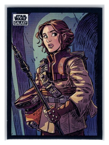 Topps Star Wars Galaxy Chrome 2022 #86 Leia Organa Refractor - Imagen 1 de 2