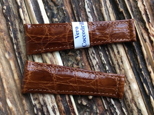 Cinturino in Vero coccodrillo per Rolex Daytona Oro spezzoni watch band  Italy | eBay
