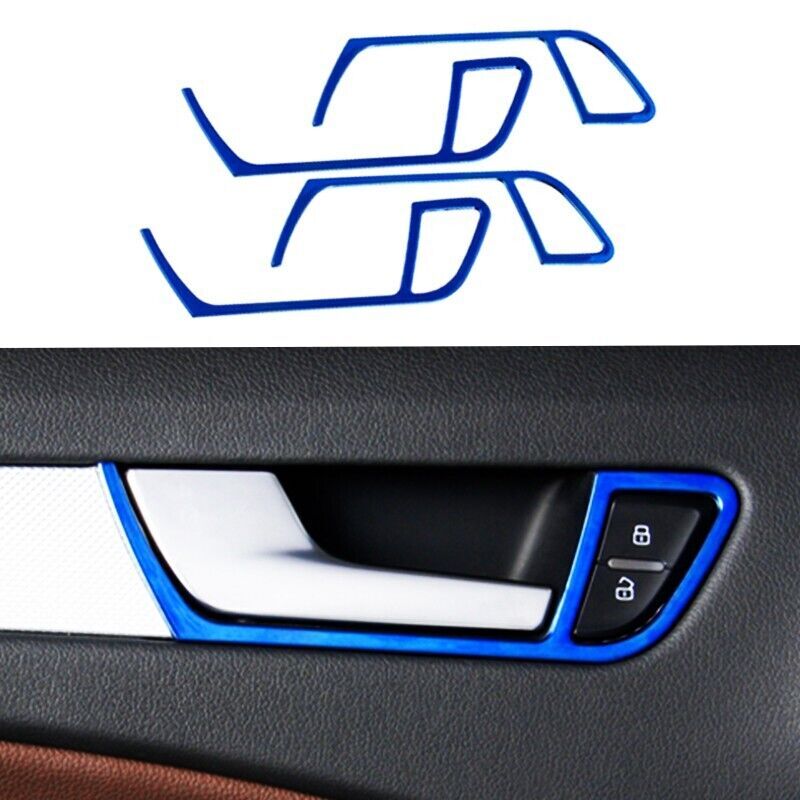Car Interior Door Handle Cover Trim Accessories Fit For 2009-2016 Audi A4 A5