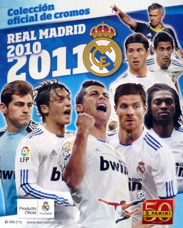 Real Madrid 2010/11 Panini - Álbum precintado y todas las pegatinas para pegar