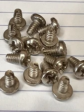 (100) 6-32 X 1/4" Thread Cutting Screw Type 1 Pan Round Self Tapping #6/32 1/4