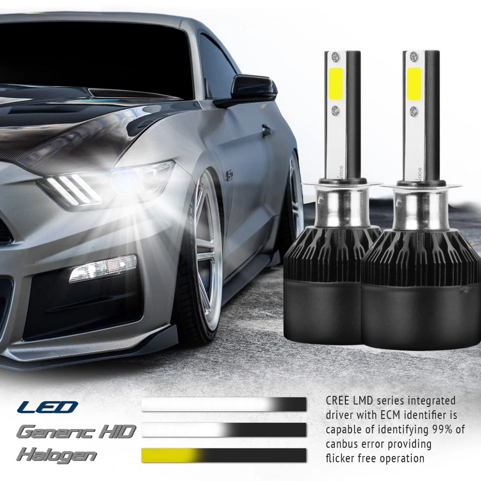Kit de conversión de faros LED HID XENTEC H1 6000K para Infiniti M35 2006-2008 Foto 4 de 4
