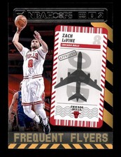 2021-22 Panini NBA Hoops Frequent Flyers #11 - Zach Lavine - Bulls!