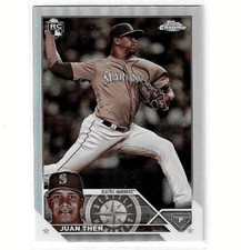 2023 Topps Chrome JUAN THEN rc Sepia REFRACTOR rookie Update parallel usc