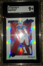 2018 Absolute JOSH ALLEN Rookie Introductions RC SGC 9
