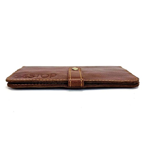 GAC STOP 100% Full Grain Leather Wallet Premium Leather Phone Wallet Case - Picture 3 of 7