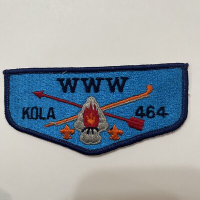 OA LODGE 464 EXTREMELY RARE SOLID WITH 2 Fdl s MADE FOR 1973 JAMBOREE USE ONLY 
